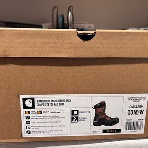 Carhartt YUKON PAC WATERPROOF INSULATED 10" COMPOSITE TOE PAC BOOT size 13